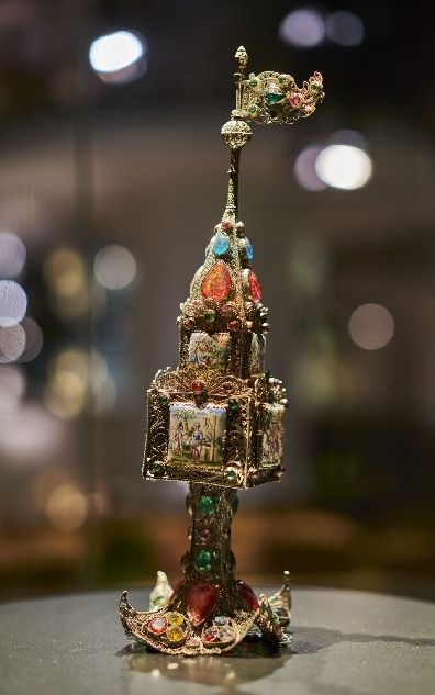 Ausstellungsstück Besamim-Turm im Museum Judengasse